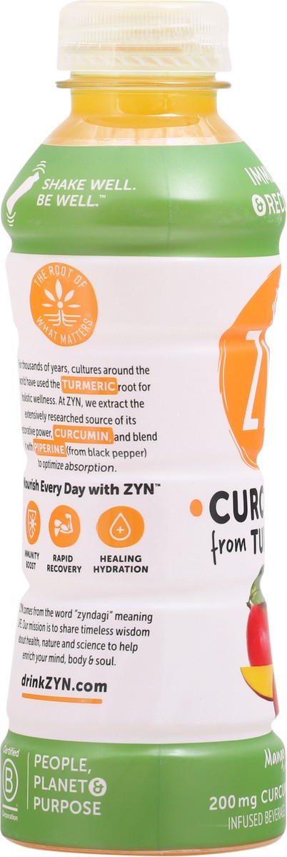 slide 4 of 11, ZYN Immunity & Recovery Mango Lychee Flavor Infused Beverage 16 fl oz, 16 fl oz