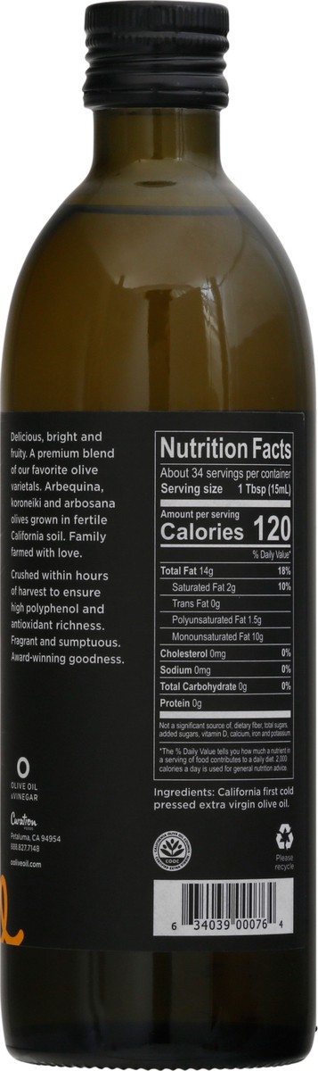slide 6 of 12, O California Extra Virgin Olive Oil 500 ml, 500 ml