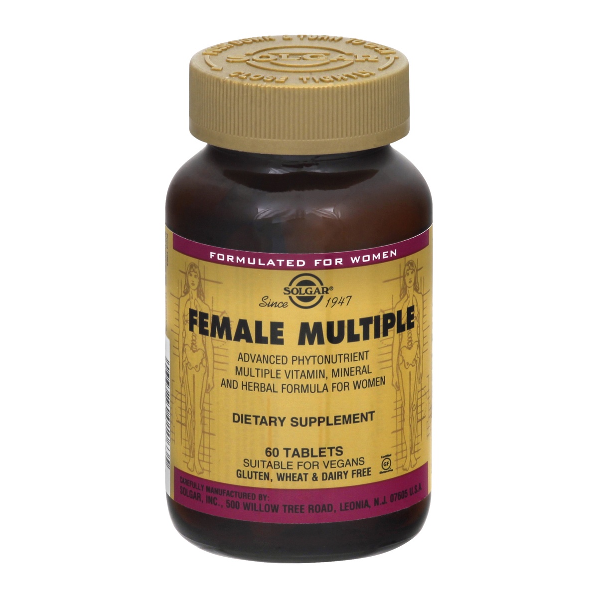 slide 1 of 1, Solgar Female Multiple Tablets, 60 ct