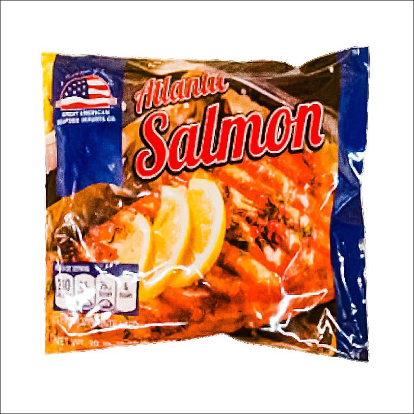 slide 1 of 1, G/A Salmon Fillet, 1.25 lb