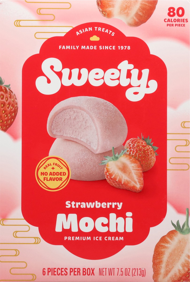 slide 5 of 14, Sweety Strawberry Mochi 6 ea, 6 ct