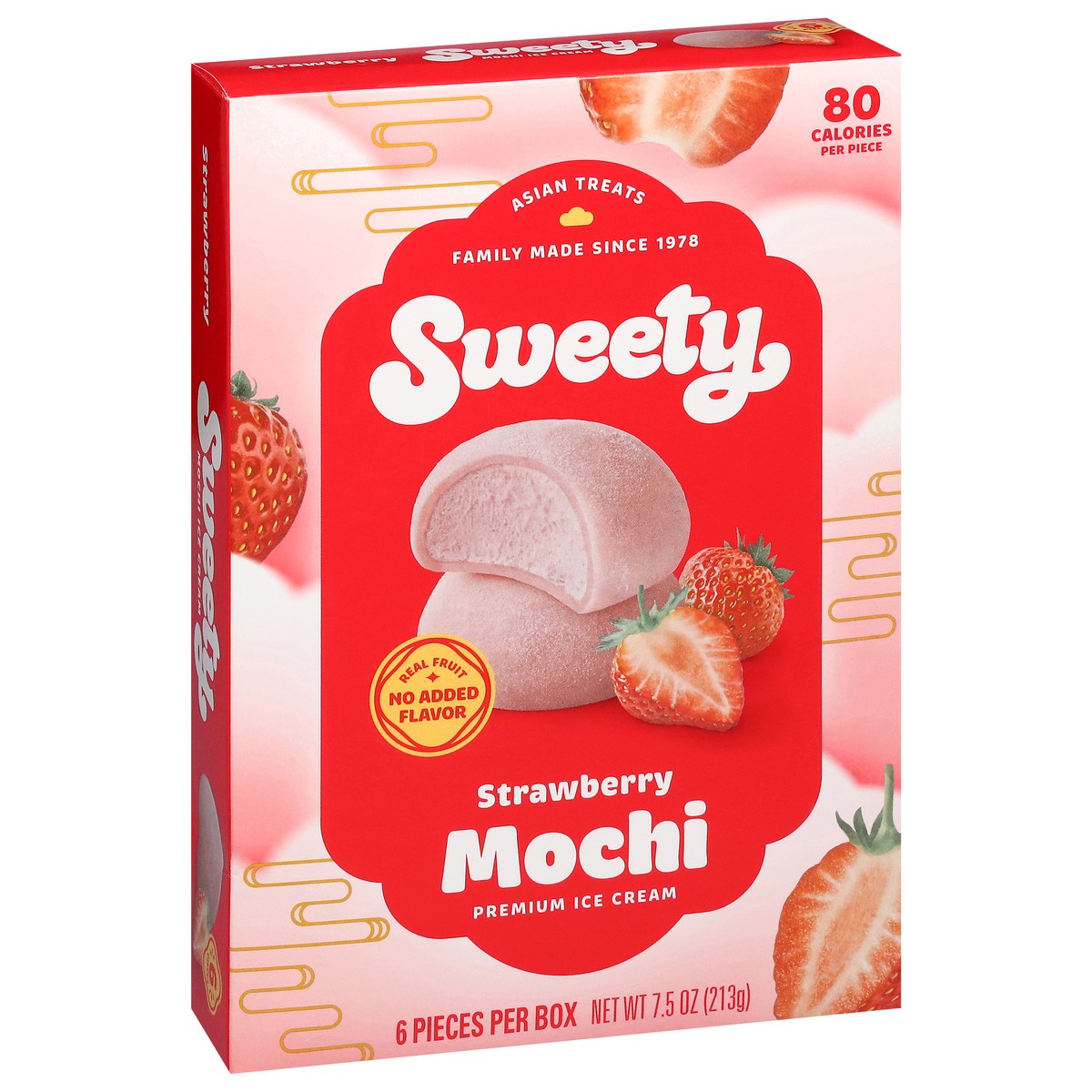 slide 4 of 14, Sweety Strawberry Mochi 6 ea, 6 ct
