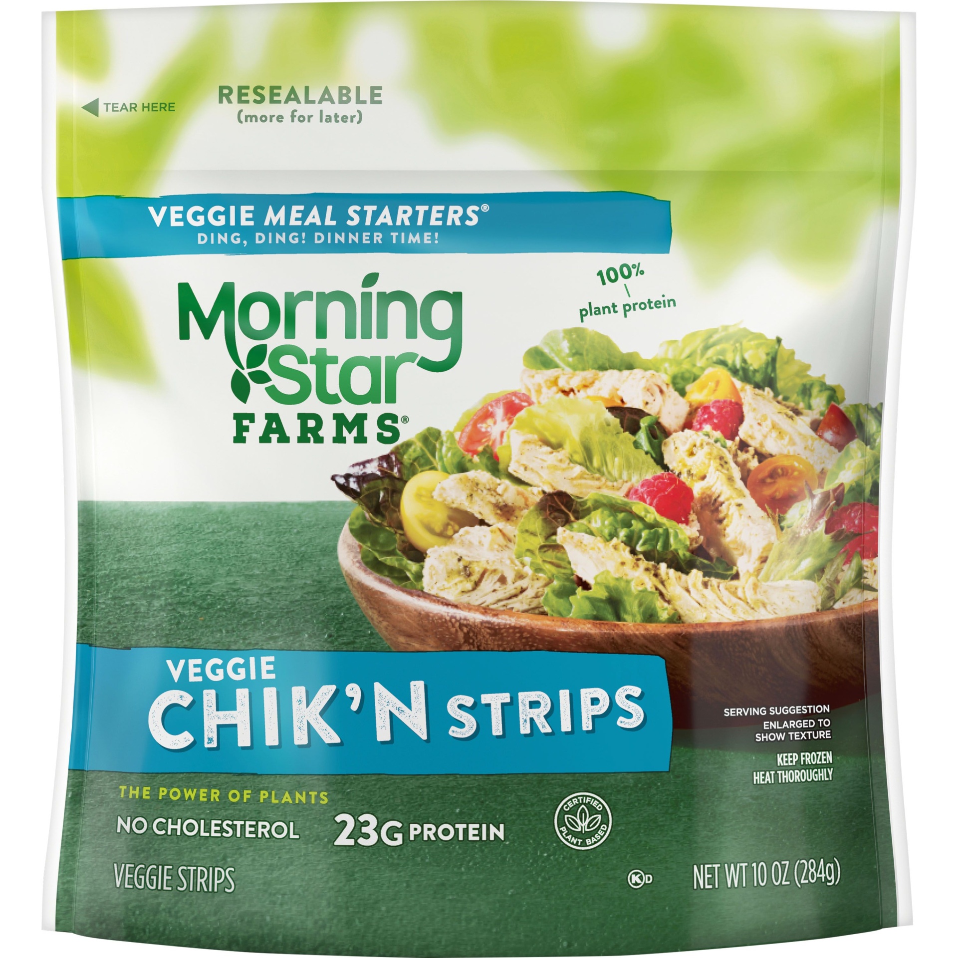 MorningStar Farms Meal Starters Meatless Chicken Strips, Plant Based ...