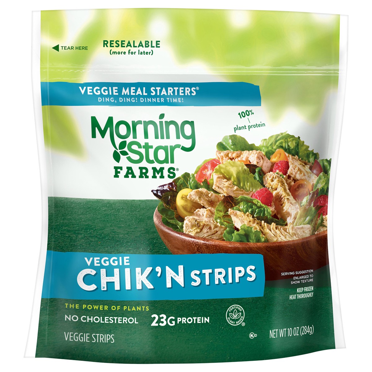 slide 2 of 8, Morningstar Farms Veggie Frozen Meal Starters Chik'n Strips, 10 oz
