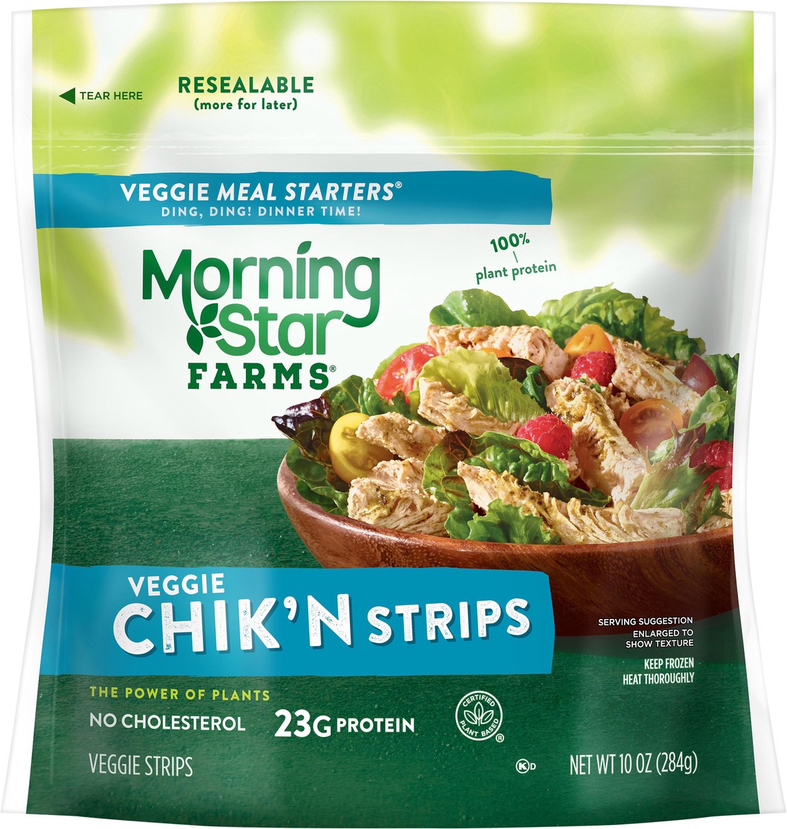 slide 5 of 8, Morningstar Farms Veggie Frozen Meal Starters Chik'n Strips, 10 oz