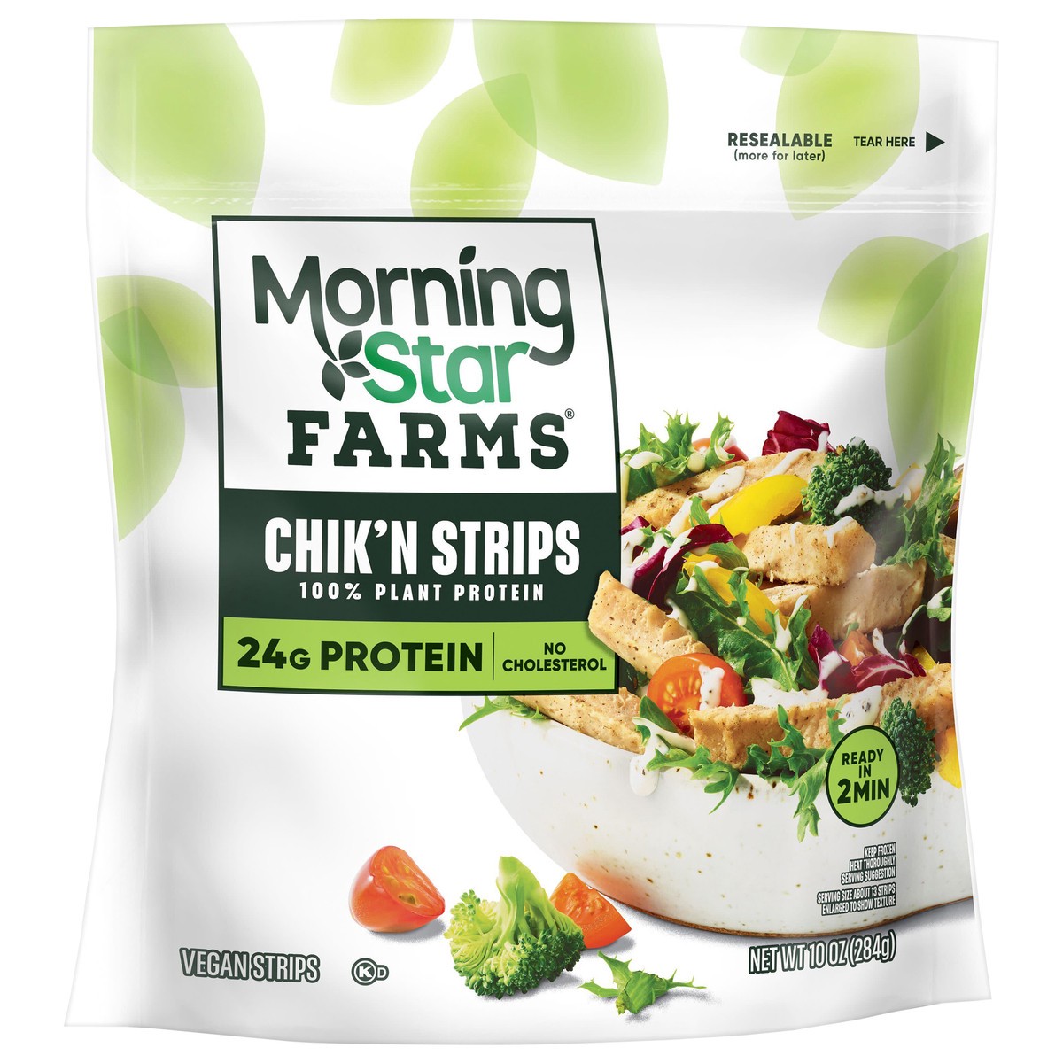 slide 1 of 8, MorningStar Farms Meal Starters Original Chik'n Strips, 10 oz
