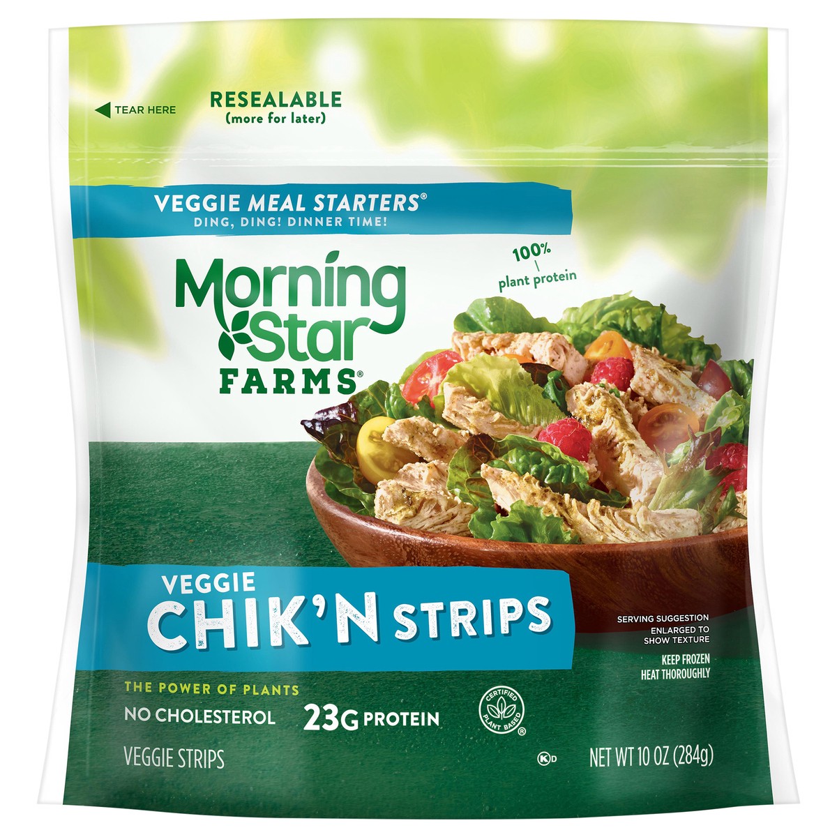 slide 1 of 8, Morningstar Farms Veggie Frozen Meal Starters Chik'n Strips, 10 oz