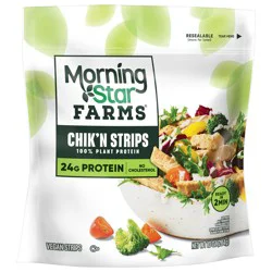 MorningStar Farms Plant Based Chik'n Strips, Vegan Meat, 10oz