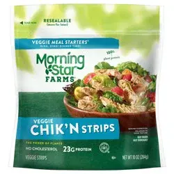 MorningStar Farms Meal Starters Meatless Chicken Strips, Original, 10 oz, Frozen