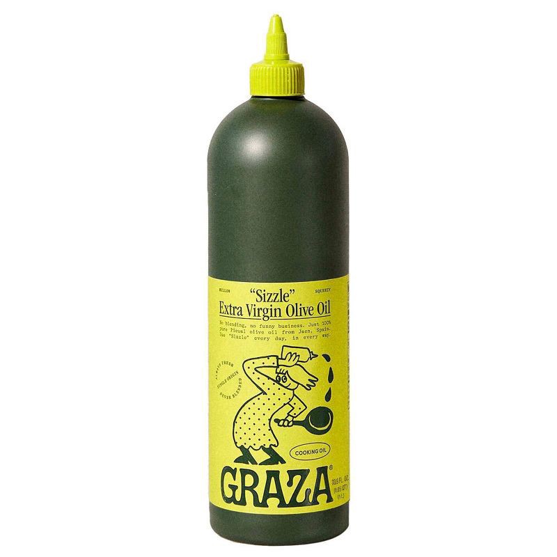 slide 1 of 1, Graza Extra Virgin Sizzle Olive Oil, 33.8 oz