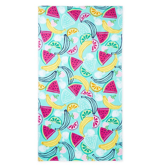 slide 1 of 1, Destination Summer Watermelon Slice Beach Towel, 1 ct