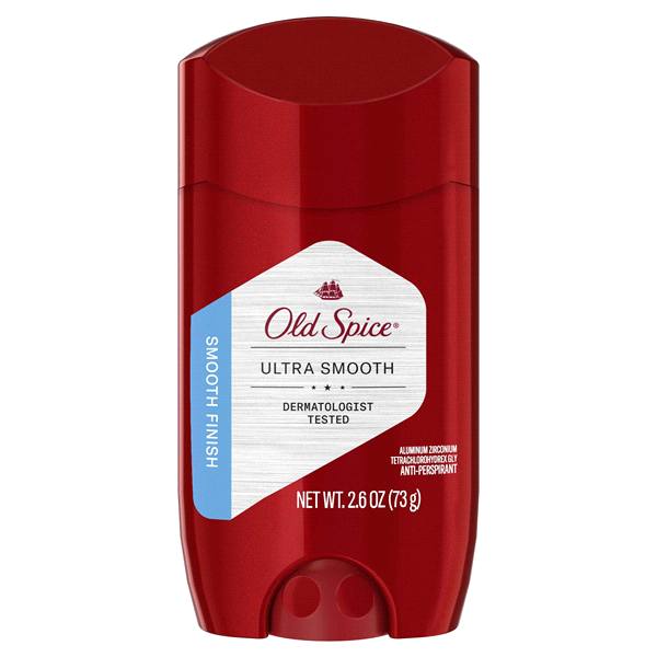 slide 1 of 1, Old Spice Ultra Smooth Smooth Finish Antiperspirant, 2.6 oz