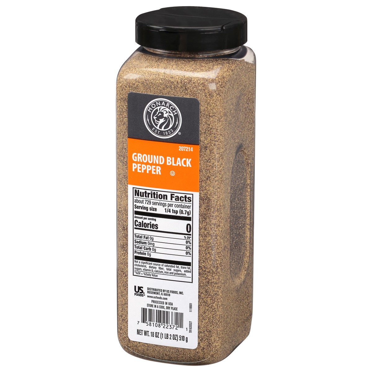 slide 6 of 13, Monarch Seasoning Ground Black Pepper, 18 oz