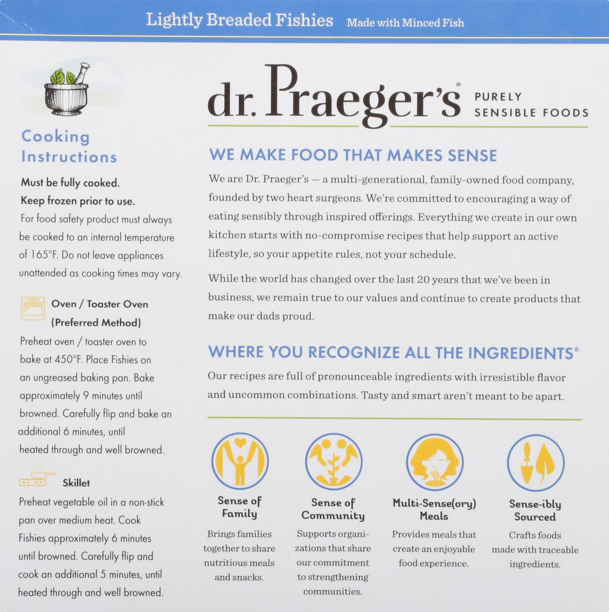 slide 3 of 13, Dr. Praeger's Fishies Lightly Breaded, 1 ct