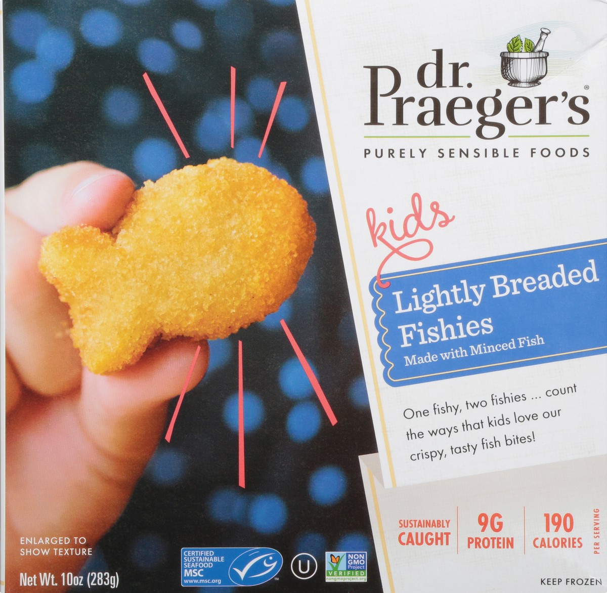 slide 13 of 13, Dr. Praeger's Fishies Lightly Breaded, 1 ct