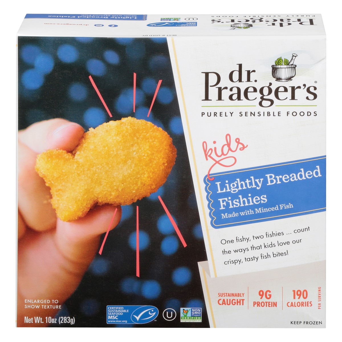 slide 1 of 13, Dr. Praeger's Fishies Lightly Breaded, 1 ct