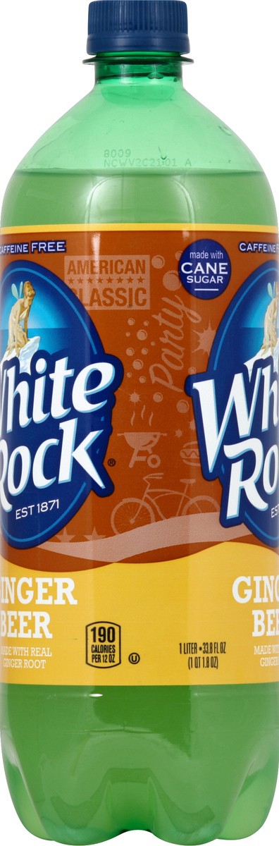 slide 4 of 4, White Rock Ginger Beer - 1 l, 1 l