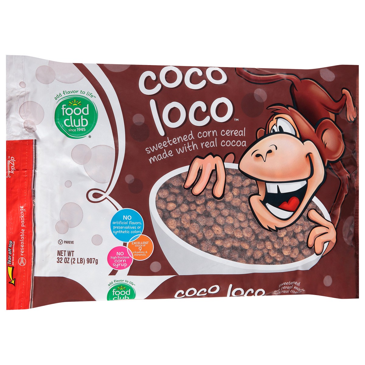 slide 5 of 9, Food Club Coco Loco Cereal 32 oz, 32 oz