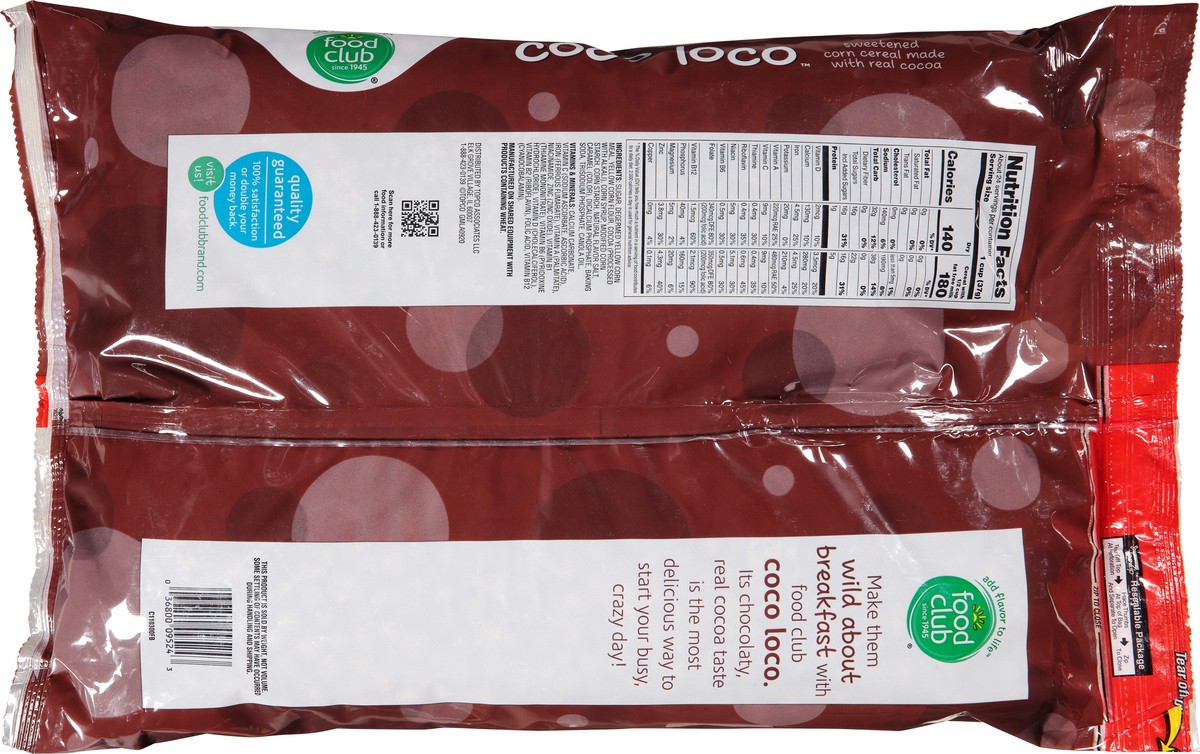 slide 4 of 9, Food Club Coco Loco Cereal 32 oz, 32 oz