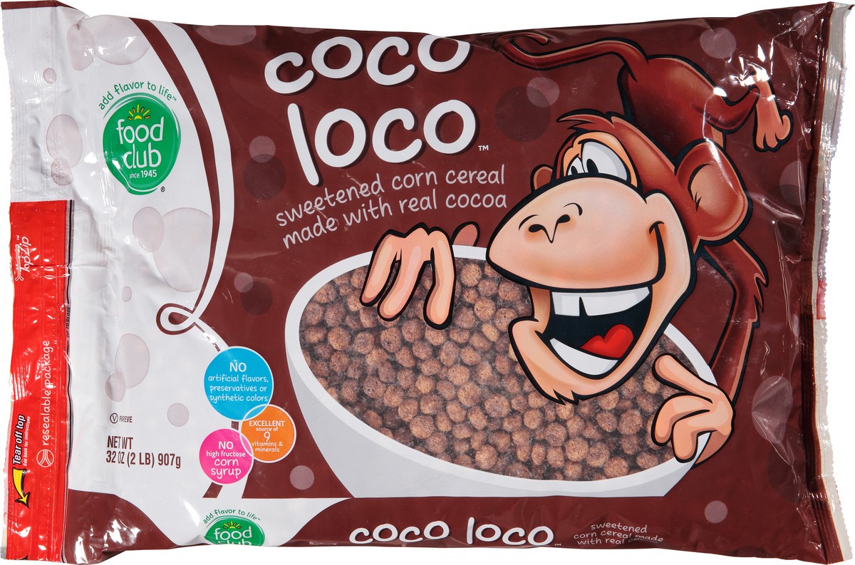 slide 2 of 9, Food Club Coco Loco Cereal 32 oz, 32 oz