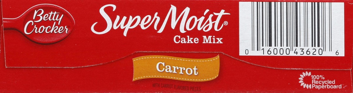 slide 4 of 6, Betty Crocker Supermoist Carrot Cake Mix, 15.25 oz