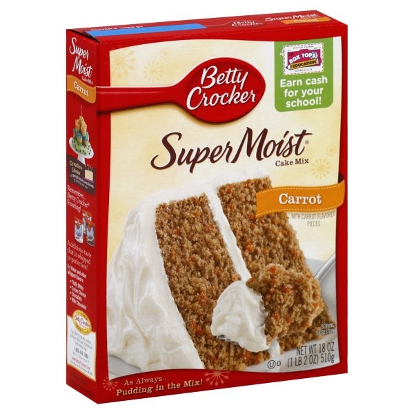 slide 1 of 6, Betty Crocker Supermoist Carrot Cake Mix, 15.25 oz