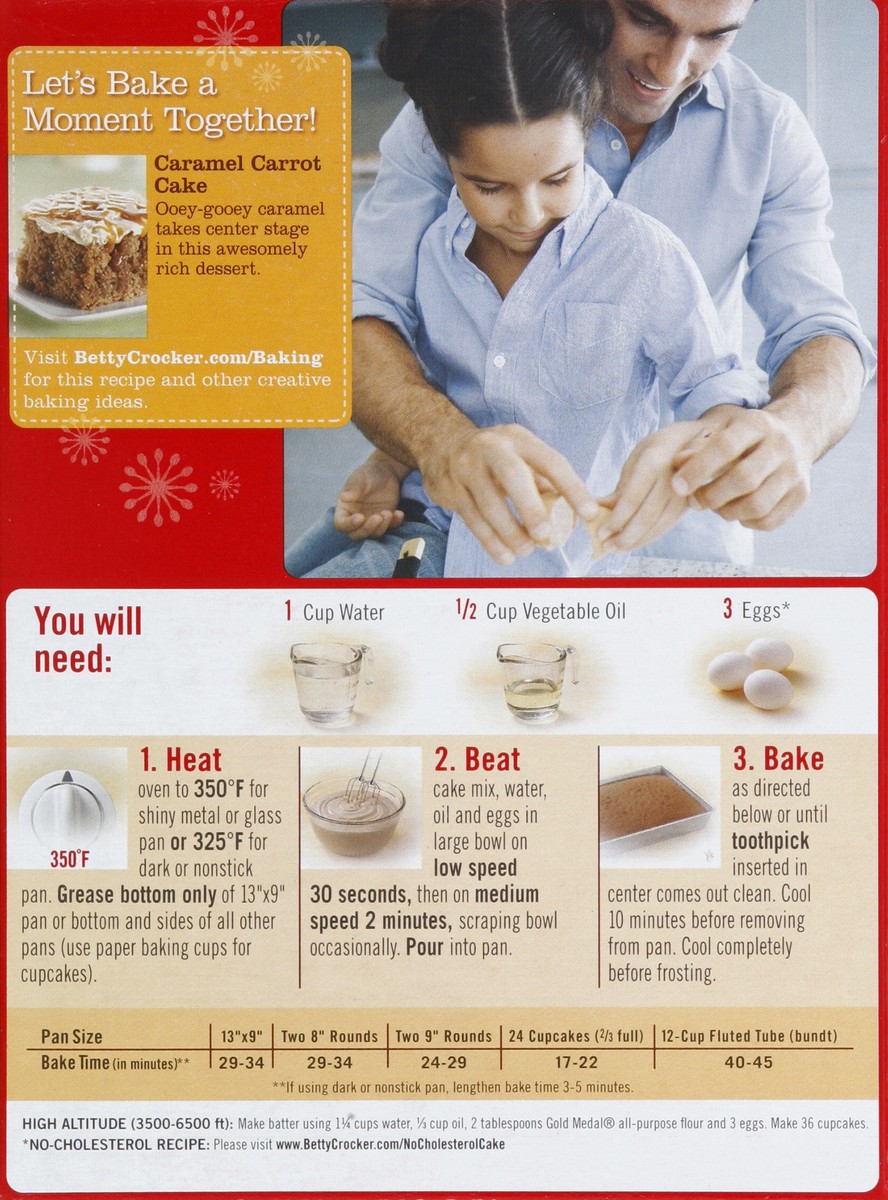 slide 6 of 6, Betty Crocker Supermoist Carrot Cake Mix, 15.25 oz