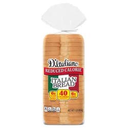 D'Italiano Reduced Calorie Italian Bread, 16 oz
