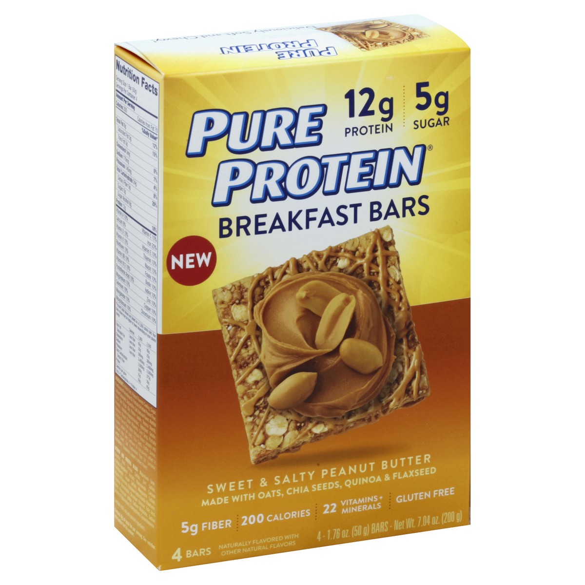 slide 4 of 5, Pure Protein Breakfast Bars 4 ea, 4 ct