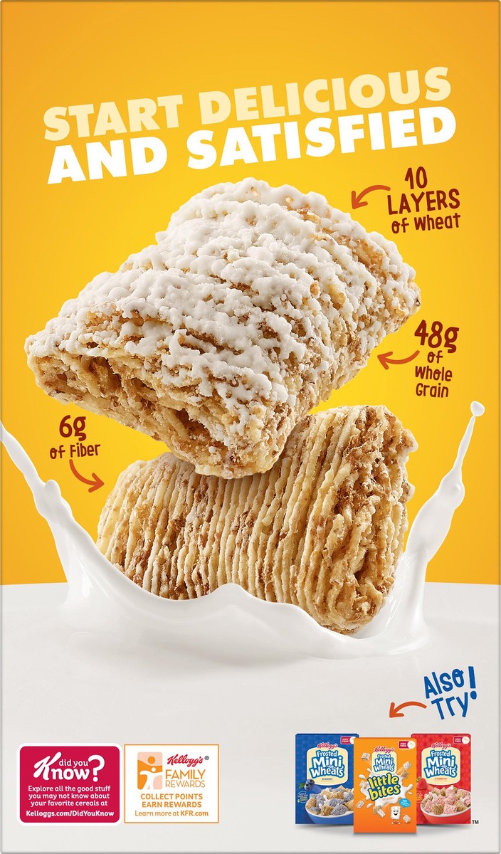 slide 5 of 8, Frosted Mini-Wheats Kellogg's Frosted Mini-Wheats Breakfast Cereal Original, Kids Cereal, 29.5 oz, 29.5 oz