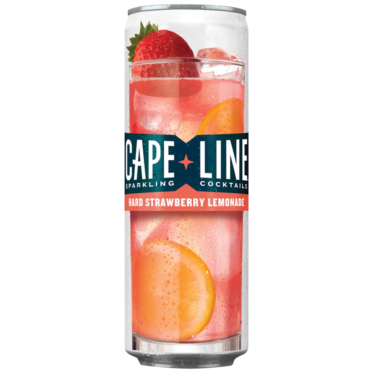 slide 1 of 1, Cape Line Straw Lemon 12Oz Can, 12 oz