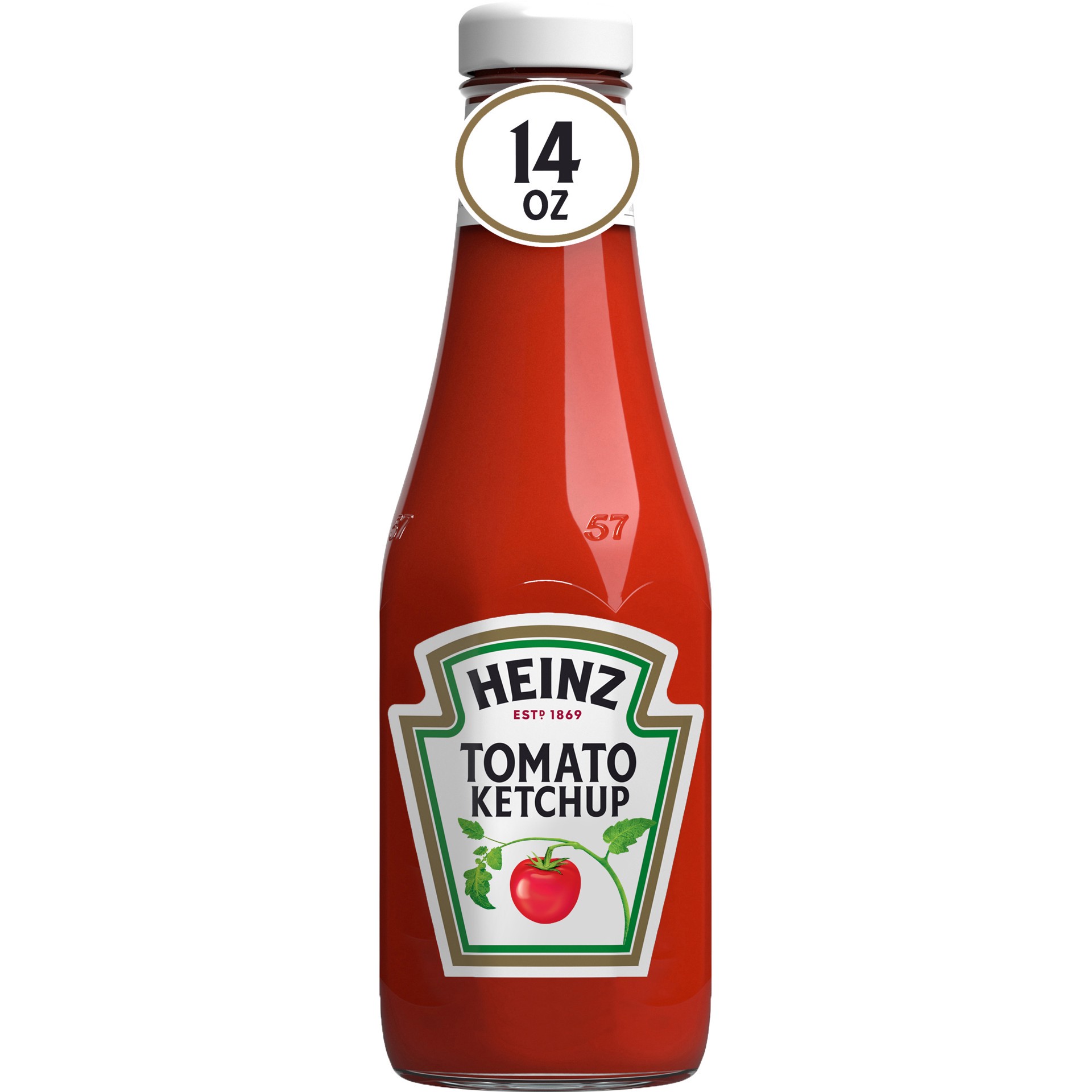 slide 1 of 14, Heinz Tomato Ketchup, 14 oz Bottle, 14 oz