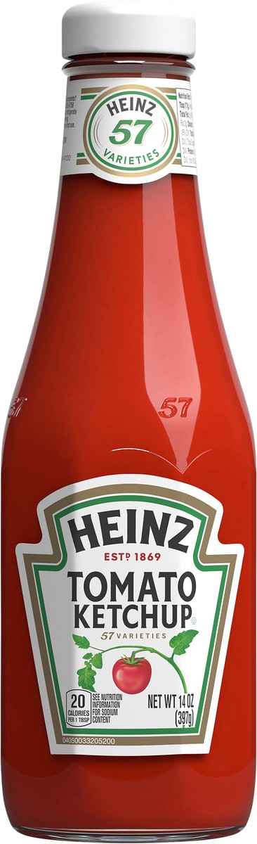 slide 2 of 14, Heinz Tomato Ketchup, 14 oz Bottle, 14 oz