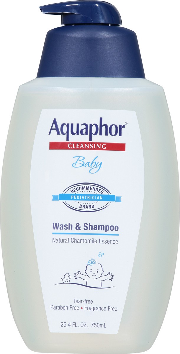 slide 4 of 9, Aquaphor Cleansing Baby Wash & Shampoo 25.4 fl oz, 25.4 fl oz