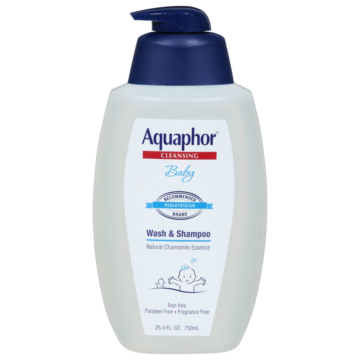 slide 1 of 9, Aquaphor Cleansing Baby Wash & Shampoo 25.4 fl oz, 25.4 fl oz