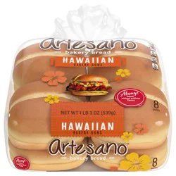 ARTESANO HAWAIIAN HAMBURGER BUN