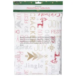 Ssel Holiday Vinyl Tablecover - Ea