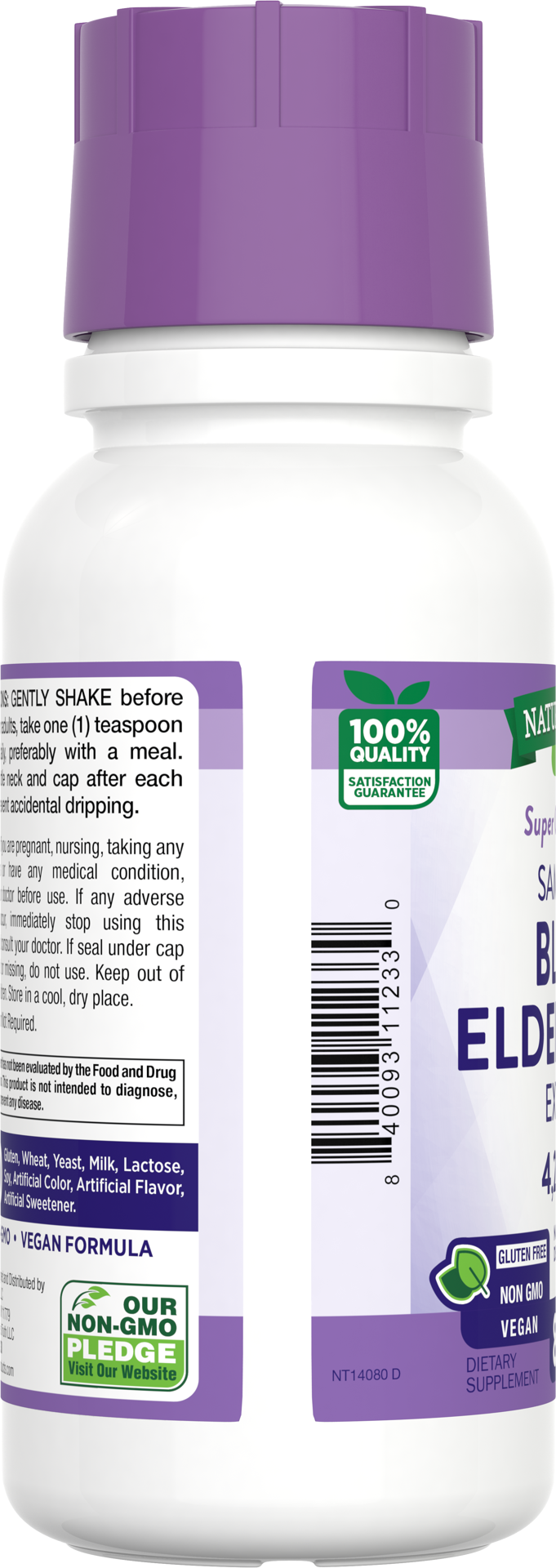 slide 3 of 4, Nature's Truth Natures Truth Elderberry Sambucus Extract, 8 oz