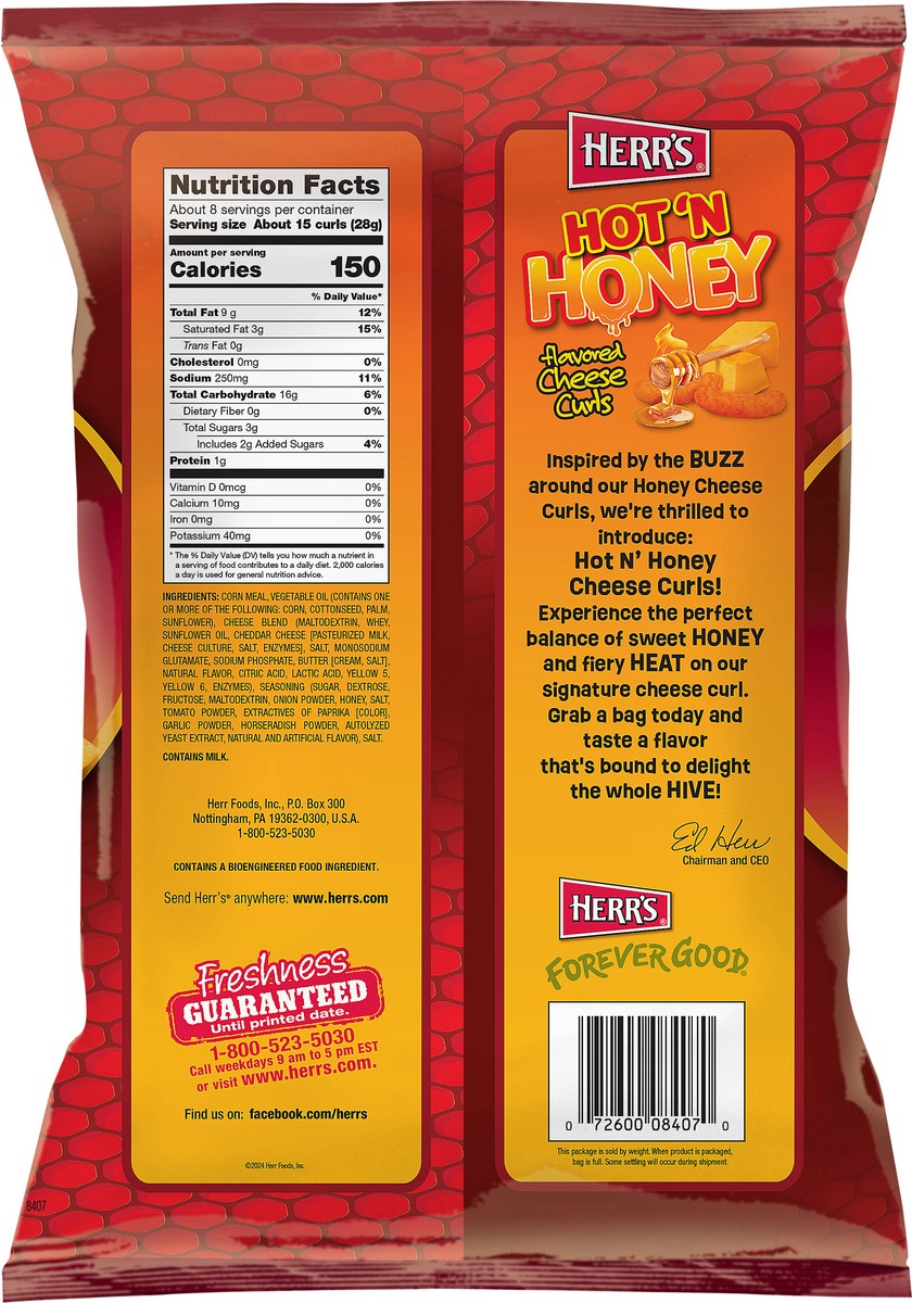 slide 9 of 12, Cheese Curls - 7.5 oz, 7.5 oz