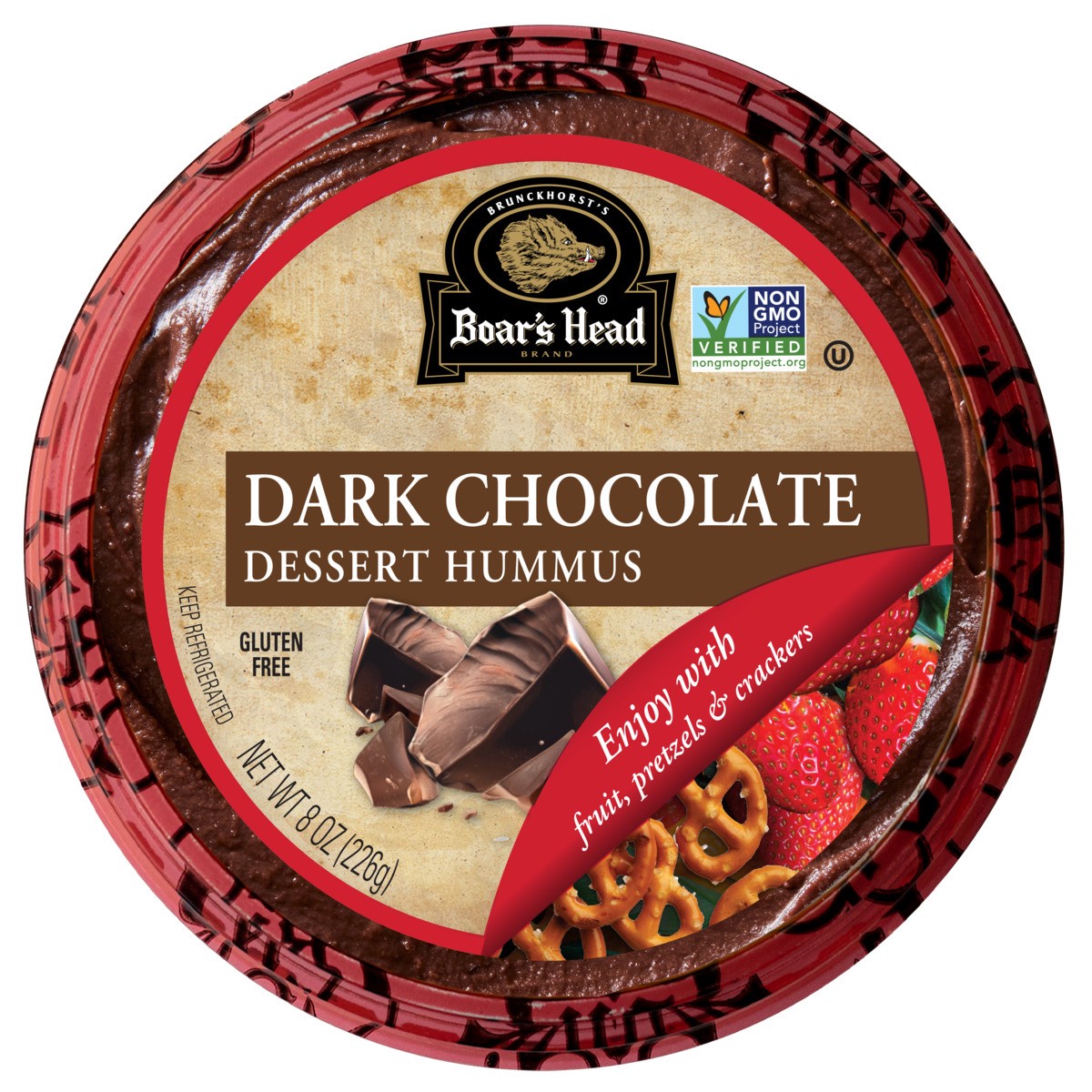 slide 8 of 9, Boar's Head Chocolate Hummus, 8 oz