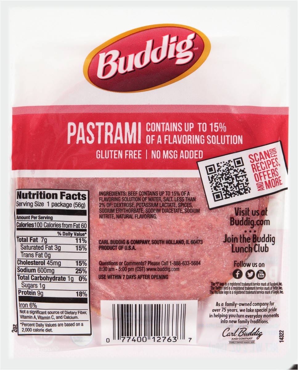 slide 6 of 7, Buddig Carl Buddig Original Pastrami, 2 oz, 2 oz