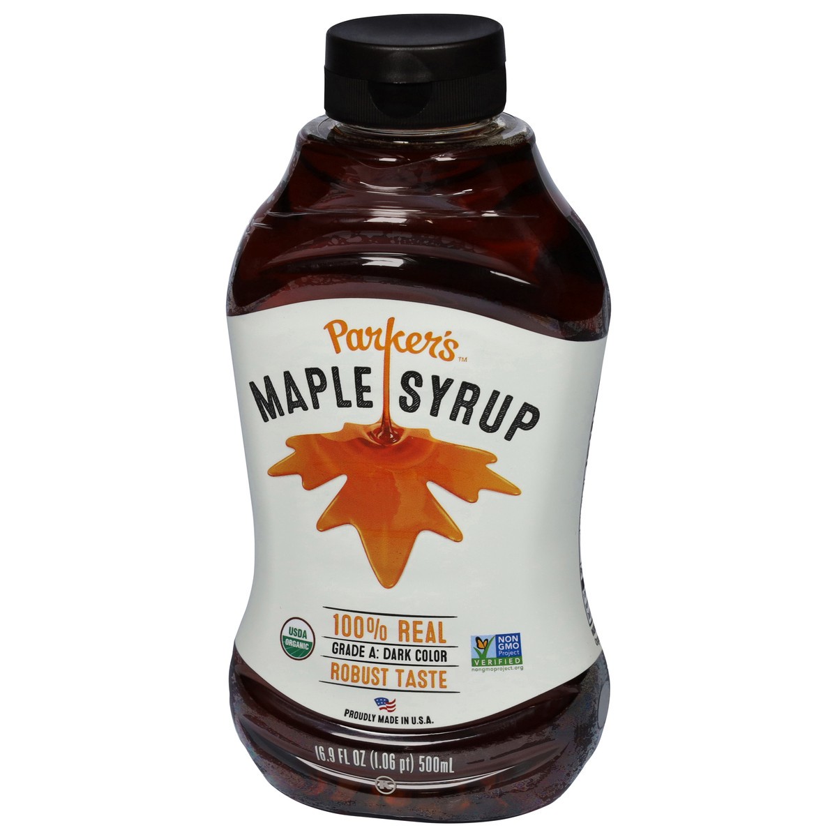 slide 7 of 9, Parker's Maple Syrup 16.9 fl oz, 16 oz