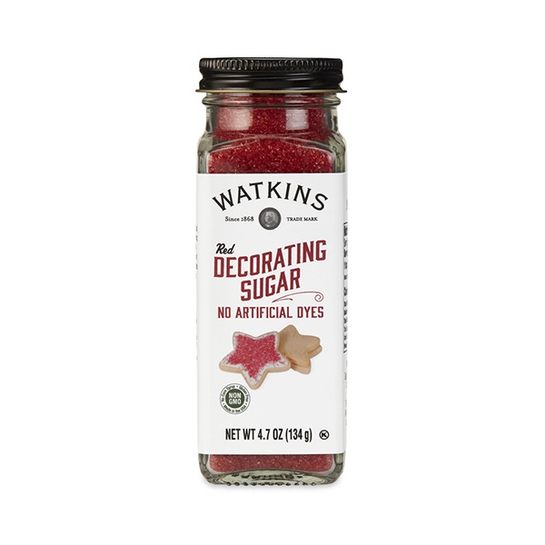 slide 1 of 1, Watkins Red Decorating Sugar, 4.7 oz