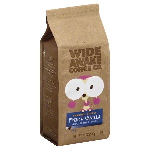 slide 1 of 1, Wide Awake Coffee Co. French Vanilla Ground Coffee - 12 oz, 12 oz