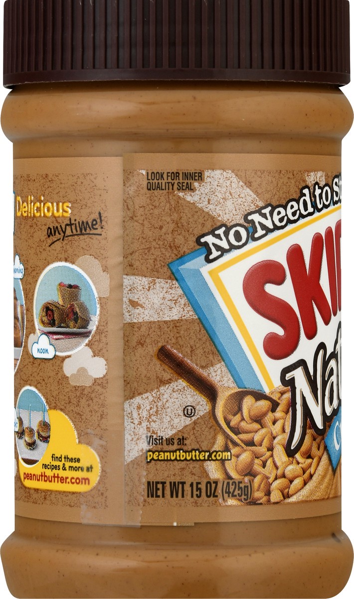 slide 11 of 13, SKIPPY Natural Creamy Peanut Butter Spread, 15 oz