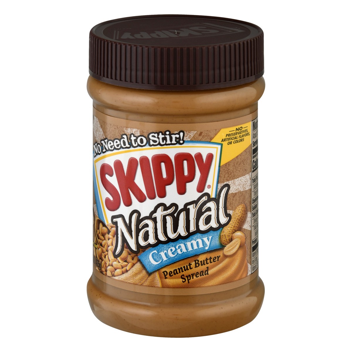 slide 5 of 13, Skippy Natural Creamy Peanut Butter Spread 15 oz, 15 oz
