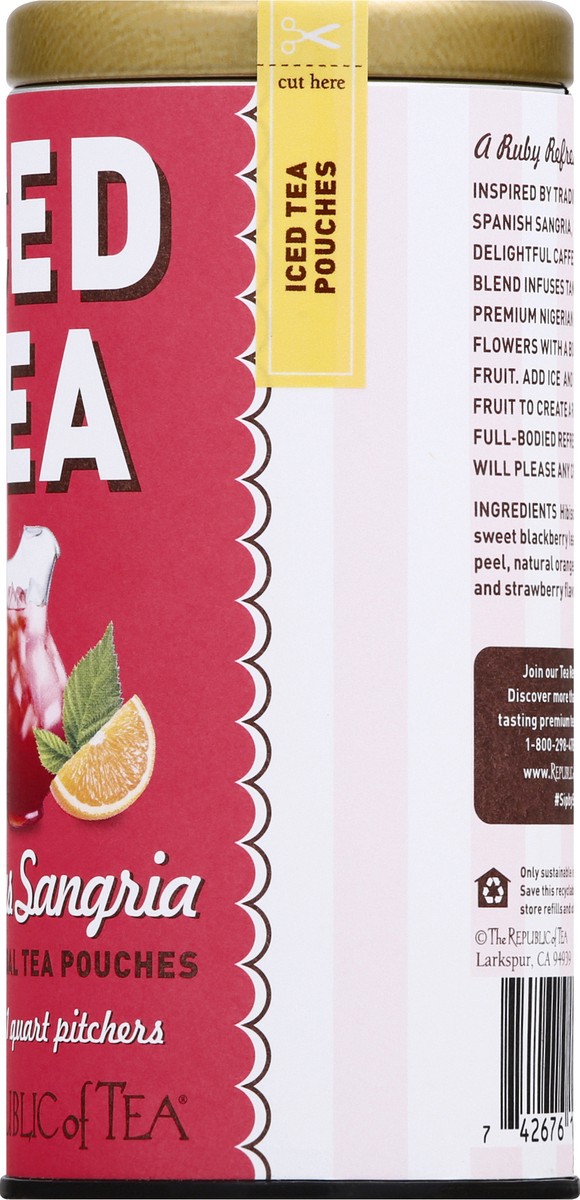 slide 3 of 12, The Republic of Tea Hibiscus Sangria Iced Tea Pouches - 8 ct, 8 ct