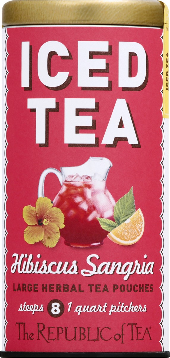 slide 1 of 12, The Republic of Tea Hibiscus Sangria Iced Tea Pouches - 8 ct, 8 ct