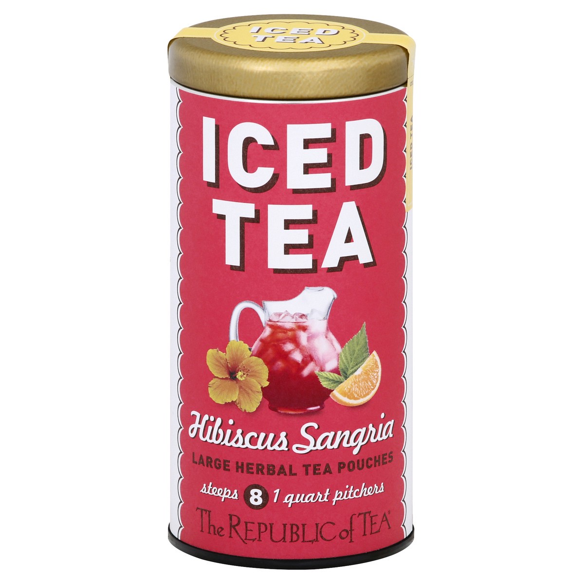 slide 4 of 12, The Republic of Tea Hibiscus Sangria Iced Tea Pouches - 8 ct, 8 ct