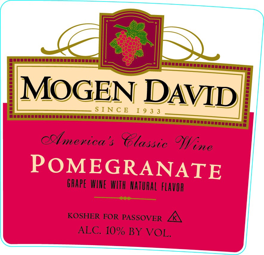 slide 2 of 3, Mogen David Pomegranate Wine, 750 ml